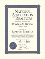 national certification of realtors